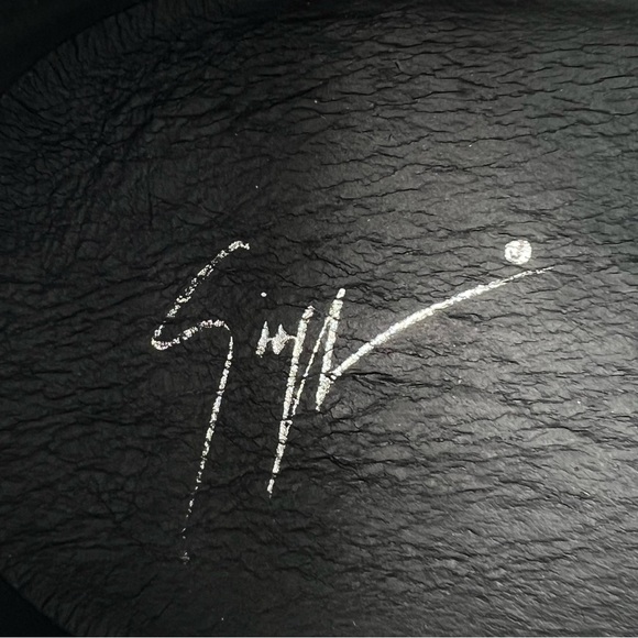 Giuseppe Zanotti Kriss Mid Sneakers All Black Euro Size 40 = US 10 Leather EUC - Picture 13 of 15